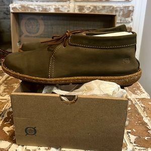 Brand New Born leather booties